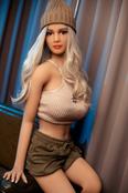 New 168cm Full Doll Sex Toys Flexible Metal Skeleton Lifelike Oral Ass Vagina Real Doll Sex Doll Silicone For Men by automaticwoman